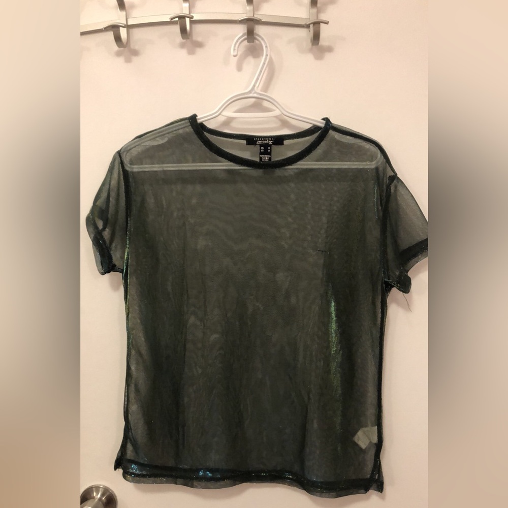 Streetwear Society M Sheer Rave Top